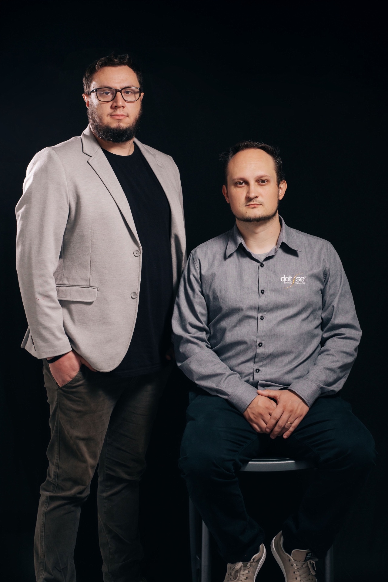 Rodrigo Holl e Márcio Cenci, fundadores da DotSE